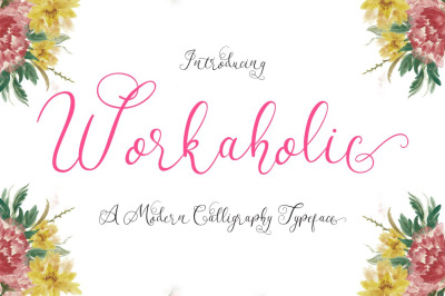 Workaholic Typeface