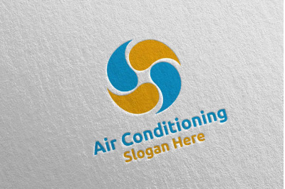 Air Conditioning and Heating Services Logo 12