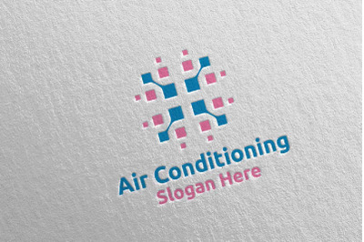 Air Conditioning and Heating Services Logo 14