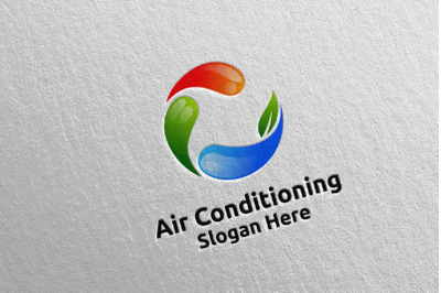 Air Conditioning and Heating Services Logo 16