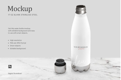 Download Pet Bottle With Drink Mockup Yellowimages