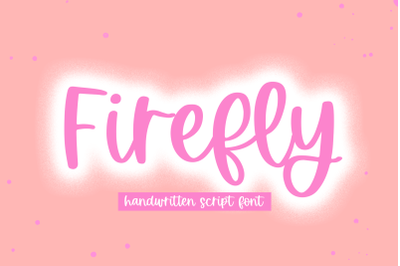 Firefly - Handwritten Script Font