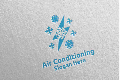 Thunder Snow Air Conditioning and Heating Services Logo 28