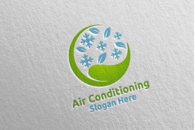 Green Snow Air Conditioning and Heating Services Logo 30