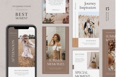 Best Moment Instagram Stories Template