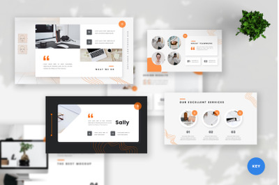 Sally - Creative Keynote Template