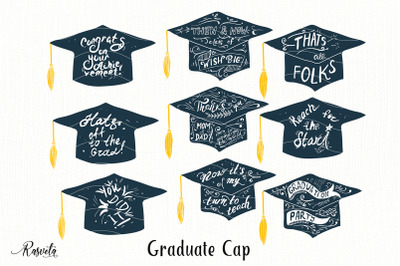 Graduate Cap with Quotes