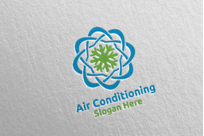 Snow Air Conditioning and Heating Services Logo 35