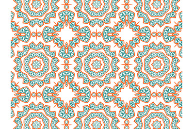 Pattern Abstract Orange Tosca Color Design