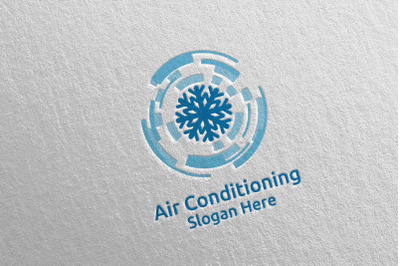 Snow Air Conditioning and Heating Services Logo 37