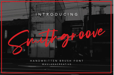Smithgroove Handwritten Brush Font