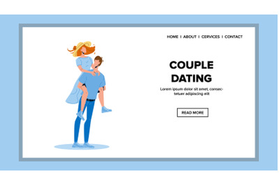 Couple Dating Relationship Boy And Girl Vector