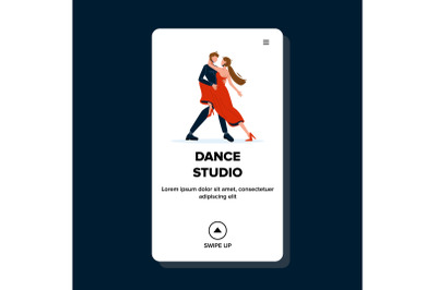 Dance Studio For Exercising And Repetition Vector