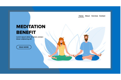 Meditation Benefit Body, Mind And Emotions Vector