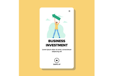 Business Investment Finance Consultant Vector Flat Illustration