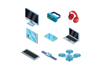 Gadget Electronic Technology Collection Set Vector Thank you for your email and expressing your interest.