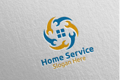 Real Estate and Fix Home Repair Services Logo 2