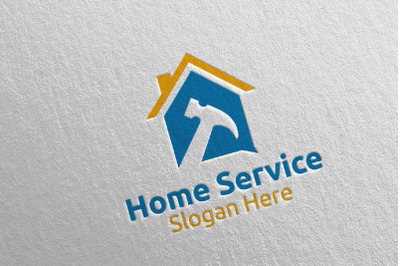 Real Estate and Fix Home Repair Services Logo 5