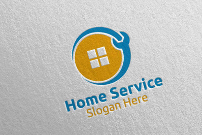 Real Estate and Fix Home Repair Services Logo 7