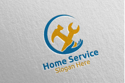 Real Estate and Fix Home Repair Services Logo 8