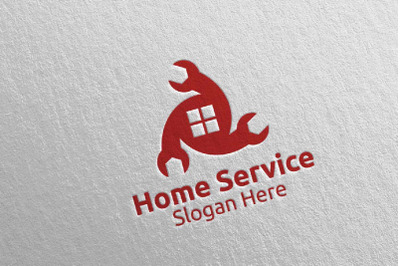 Real Estate and Fix Home Repair Services Logo 9