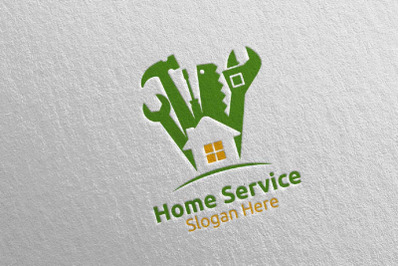 Real Estate and Fix Home Repair Services Logo 11