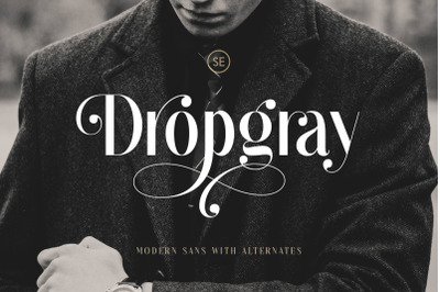 Dropgray - A Stylish Sans