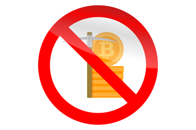 Stop mining icon