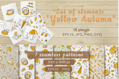 Set &quot;Yellow Autumn&quot;