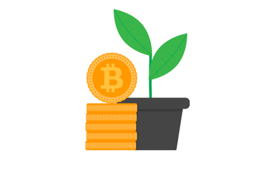 Growth bitcoin flat