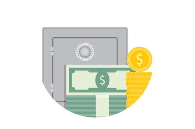 Deposit savings icon