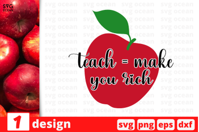 1 TEACH MAKE ME REACH, Teacher&nbsp;quotes cricut svg