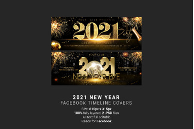New Year Facebook Timeline Covers