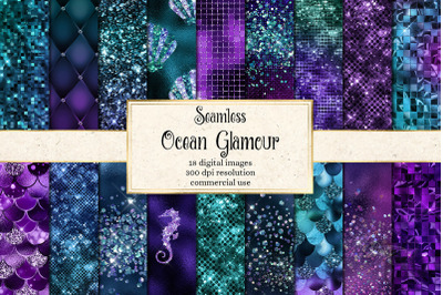 Ocean Glamour Digital Paper