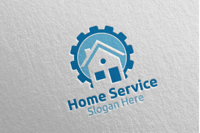 Real Estate and Fix Home Repair Services Logo 14