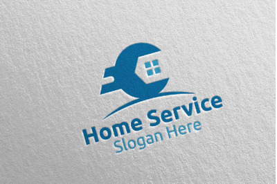 Real Estate and Fix Home Repair Services Logo 17