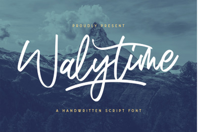 Walytime - Handwritten Font