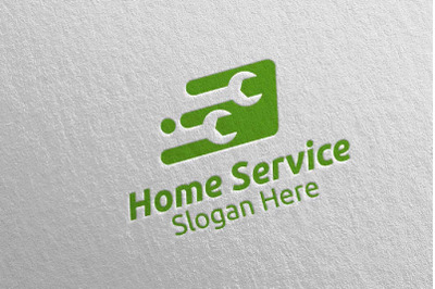 Fast Real Estate and Fix Home Repair Services Logo 20