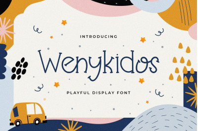 Wenykidos - Playful Display Font