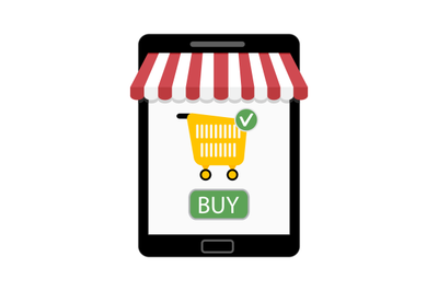 Shop on tablet