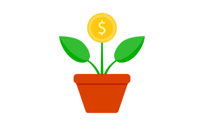 Growth finance coin tree