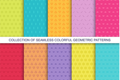 Bright seamless minimalistic pattern