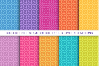 Vibrant seamless colorful patterns