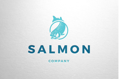 Fish Restaurant Logo Design Template