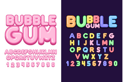 Bubble Gum font