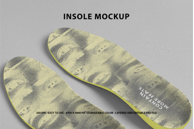 Insole Mockup