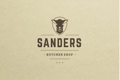 Vector Logo For Butcher Shop