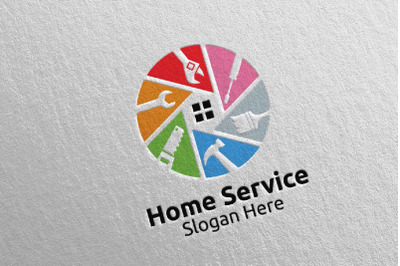 Real Estate and Fix Home Repair Services Logo 24