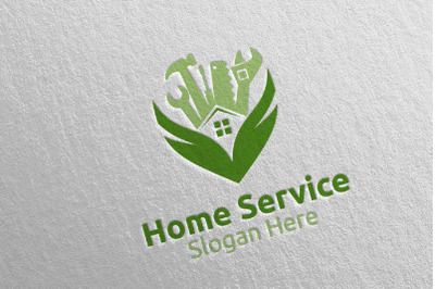 Real Estate and Fix Home Repair Services Logo 25