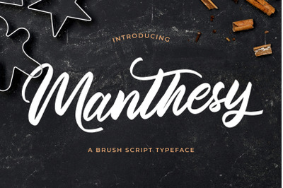 Manthesy - Brush Script Font